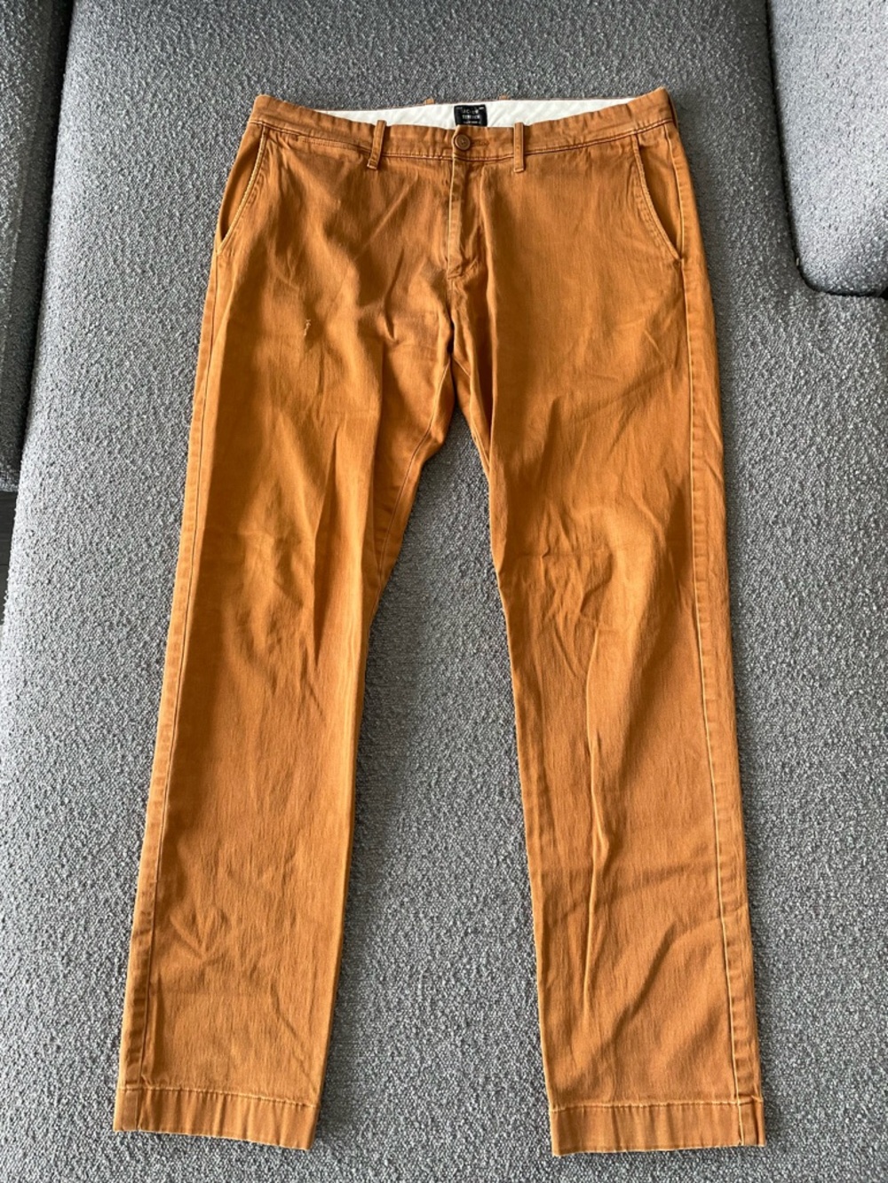 J. Crew Men’s Stretch Chino Pants Tan Caramel - 34x32